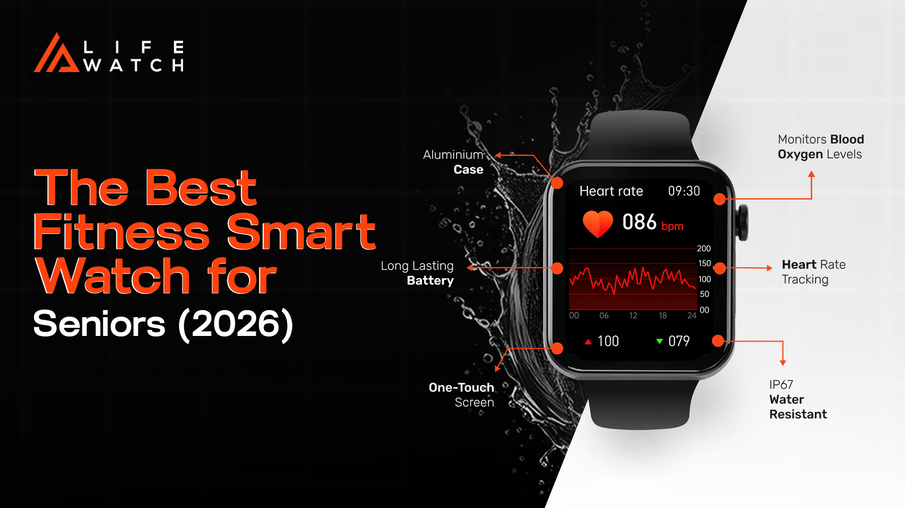 Life Watch as the best fitness smartwatch for seniors